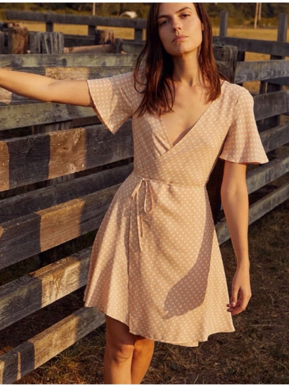 CHRISTY DAWN Anya Dress in Petal Pink Sz XL